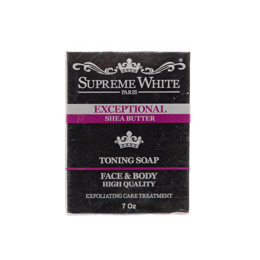 Supreme White Paris | Body Soap - Exceptionnel, Toning Soap, Face & Body, Shea Butter | 200gr