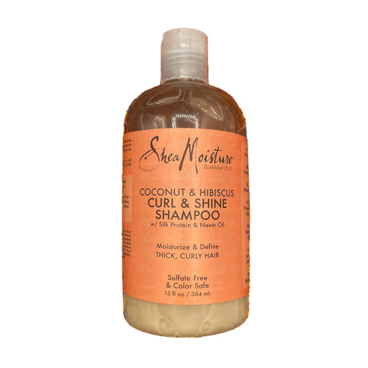PROMO - | Hair Shampoo - Curl & Shine Shampoo, Coconut & Hibiscus | 384ml