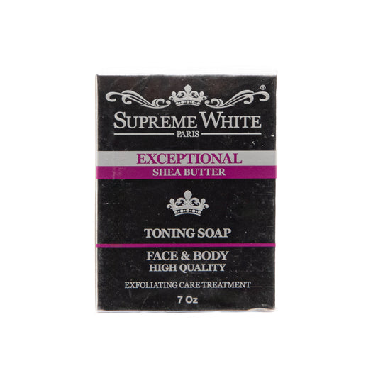 Supreme White Paris | Body Soap - Exceptionnel, Toning Soap, Face & Body, Shea Butter | 200gr