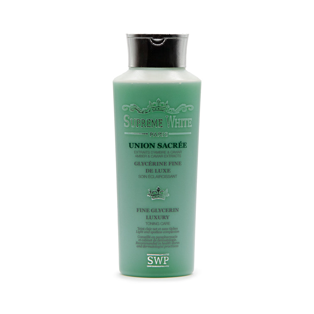Supreme White Paris | Body Toner - Union Sacrée, Fine Glycerin Luxury, Amber & Caviar Extracts | 500ml