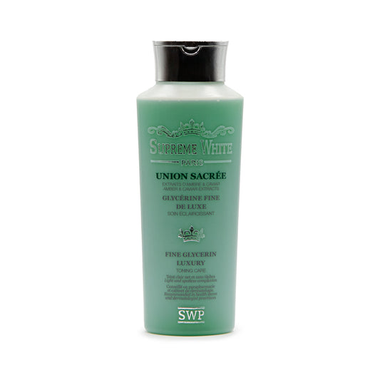 Supreme White Paris | Body Toner - Union Sacrée, Fine Glycerin Luxury, Amber & Caviar Extracts | 500ml