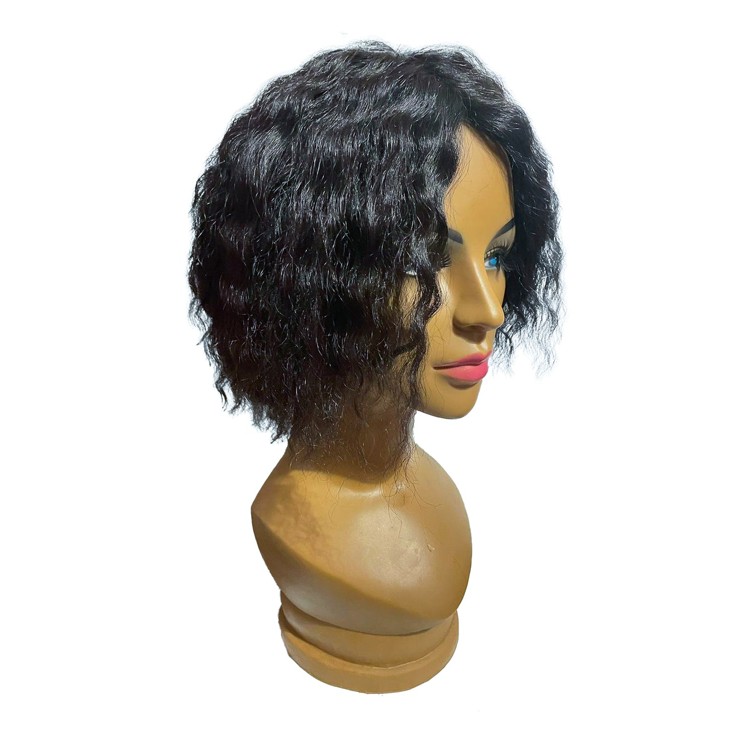 Generic | Wig - Medium hair, Black, Woman | 140g